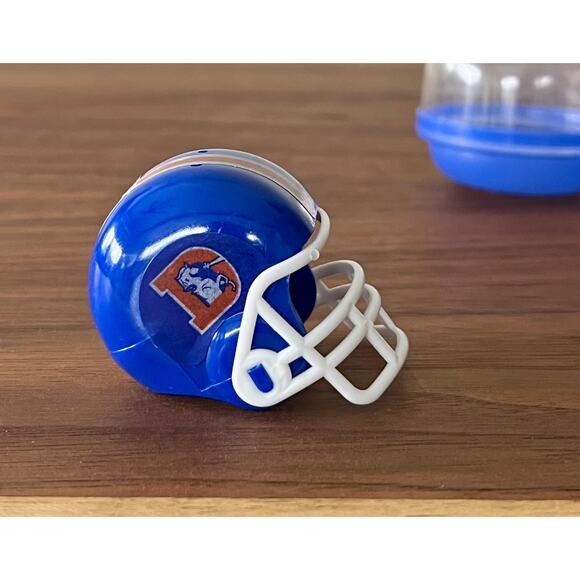 Vintage NFL Mini Gumball Vending Machine Denver Broncos Football Plastic Helmet - Picture 5 of 12